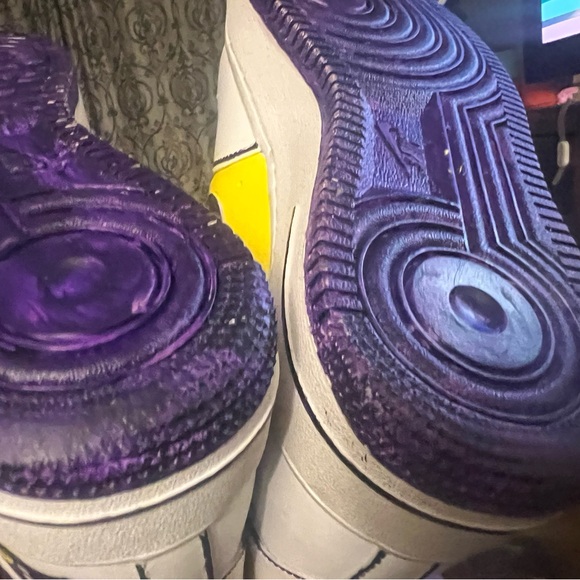 Size 9.5 - Custom Hand Painted Nike “ SKOL “ Air Force 1 - Picture 8 of 12